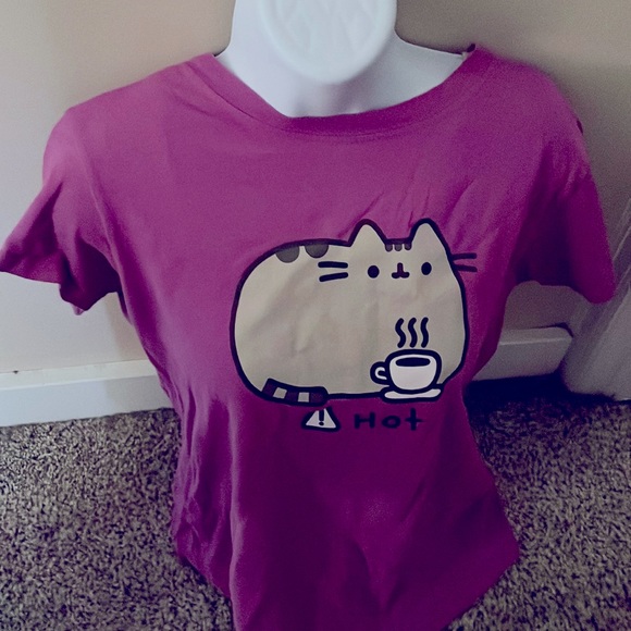 Pusheen Tops - 🎃 Pusheen ⚠️ Hot T-shirt